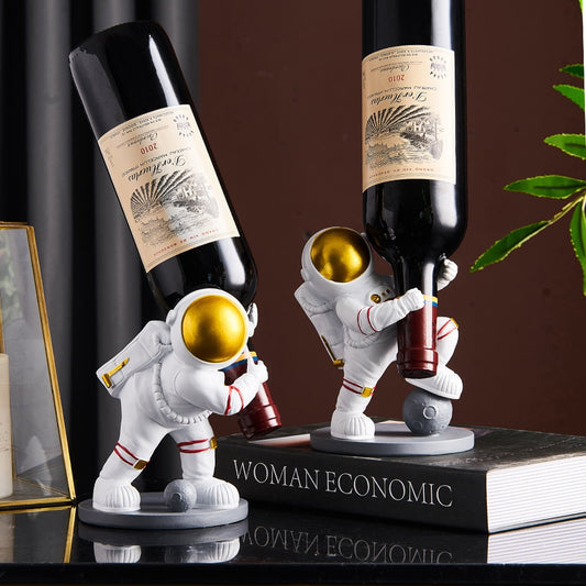 Astronaut Wine Rack for Home Interior Practical Home Decoration Wine Stand Shelf Decor Wine Bar Cabinet Ornaments
