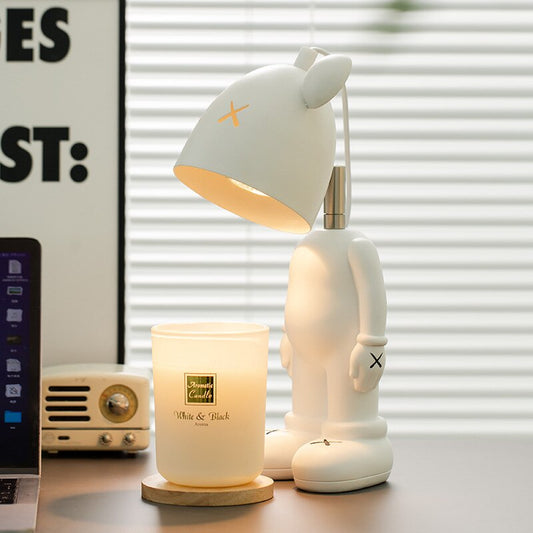 Candle Warmer Table Lamp Astronaut Electric Candle Wax Melting Lamp Angle Adjustable Desk Light Fragrance Lamp Gifts